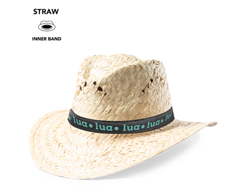 sombrero de paja personalizable fiestas