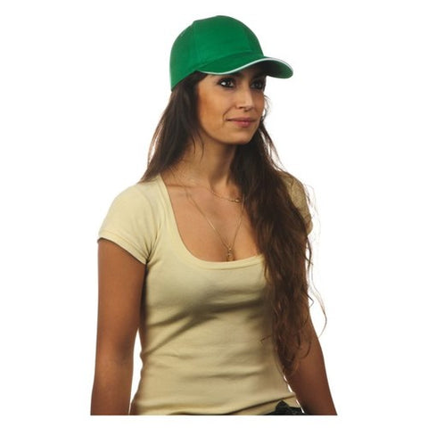 Gorra visera sandwich 6 paneles ajustable | Ecobarna