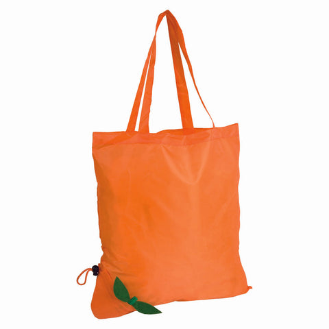 bolsa plegable en forma de naranja
