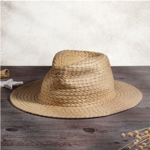 sombrero de paja de papel