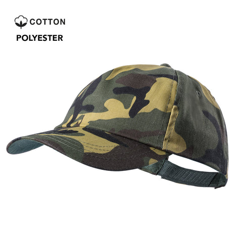 gorra de camuflaje promocional