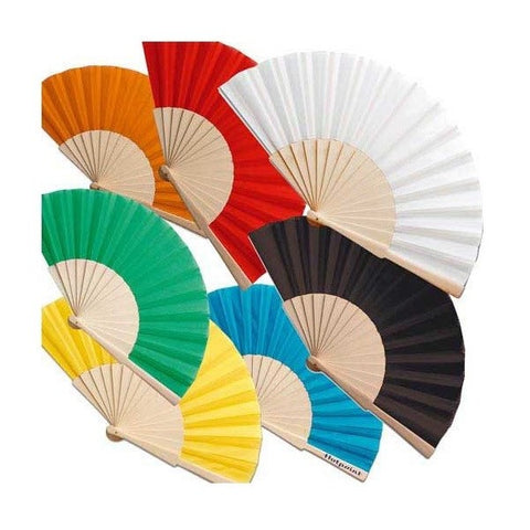 Abanico varilla madera