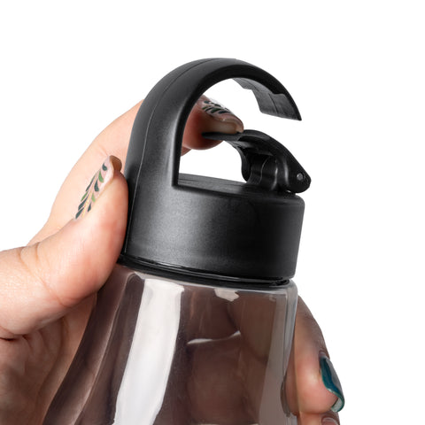botella rpet con base de corcho ecobarna