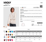 Sudadera roly unisex