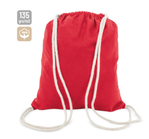 mochila promocional de algodon 