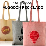 Bolsa algodon reciclado