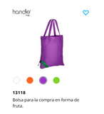 Bolsa plegable frutas