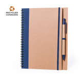 Libreta reciclada boligrafo