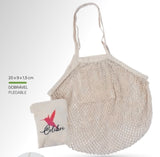 Bolsa rejilla plegable