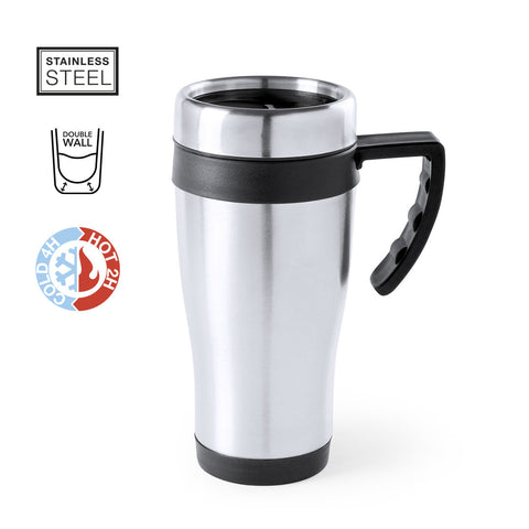taza de acero 