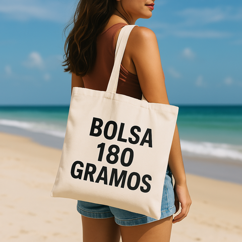 bolsa de algodón promocional 180 gramos