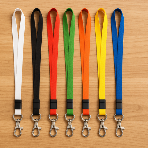 lanyards de poliester con cierre