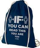 Mochila algodon promocional