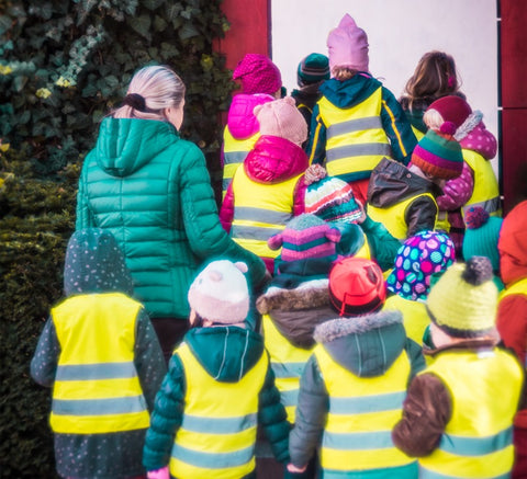 chaleco reflectante infantil
