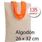 Bolsa algodon estrecha