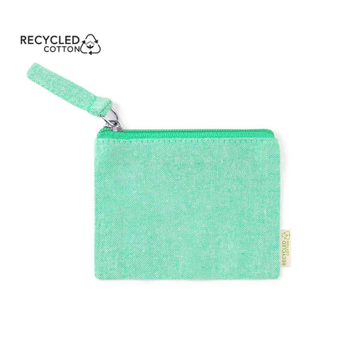 monedero de algodon reciclado