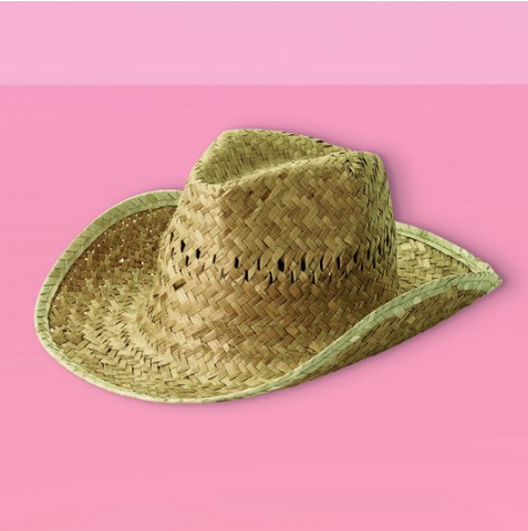 sombrero de paja personalizable 