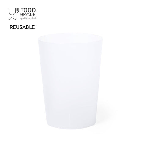 vaso reutilizable para fiestas y eventos