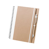 Libreta reciclada boligrafo