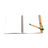 Libreta reciclada boligrafo