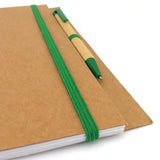 Libreta reciclada boligrafo