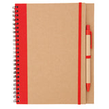 Libreta reciclada boligrafo