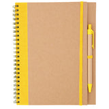 Libreta reciclada boligrafo