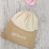 Mochila algodon jute
