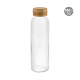 Botella cristal bambu 2
