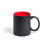 Taza ceramica bicolor