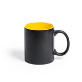 Taza ceramica bicolor