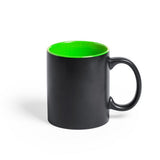Taza ceramica bicolor