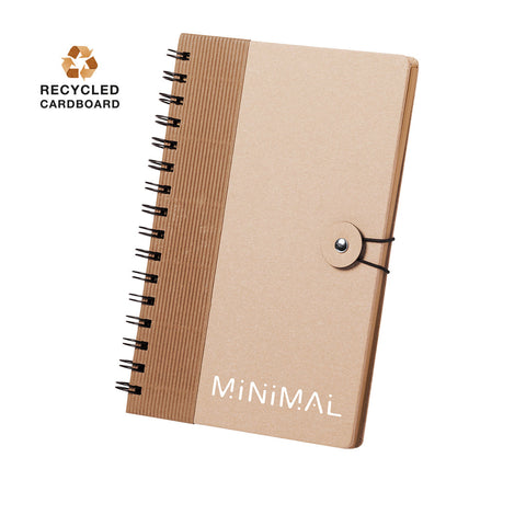 libreta de carton reciclado