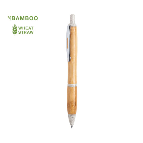 boligrafo ecologico bambu y trigo