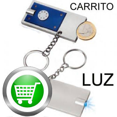 llavero carrito compra