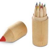 Estuche lapices madera