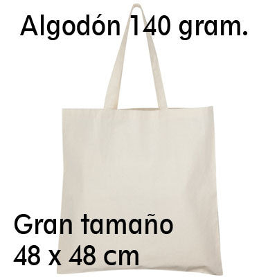 bolsa de algodon extragrande