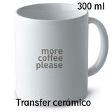 Taza transfer ceramico