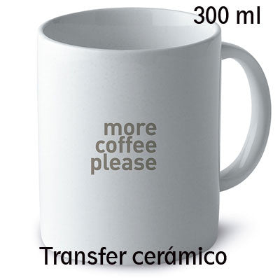 taza transfer ceramico