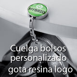 Cuelgabolsos plegable gancho