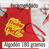Delantales algodon publicidad