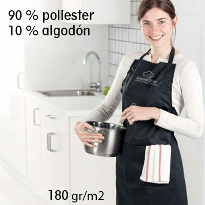 delantal poliester personalizable
