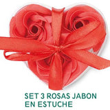 Set rosas jabon