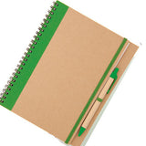 Libreta reciclada boligrafo