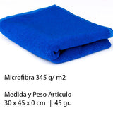Toalla microfibra absorbentes