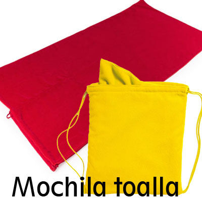 toalla mochila
