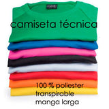 Camiseta manga larga