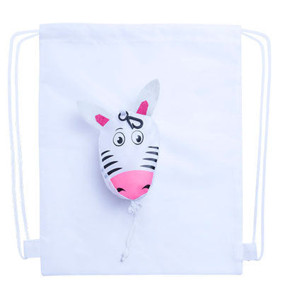 mochila cebra infantil