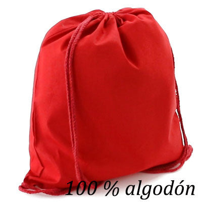 mochila de algodon