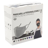 Mascarilla reutilizable filtro